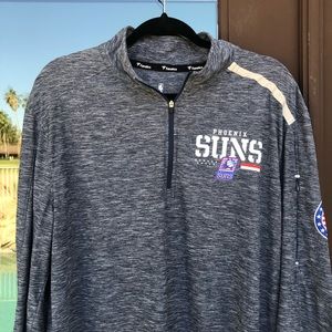 Fanatics Phoenix Suns Patriotic Logo 1/4-Zip Pullover L
